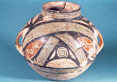 Vase aus Dimini (heutiges Volos), 7. Jahrhundert v. Chr. von Greek